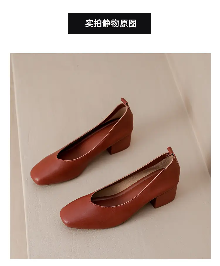 2025 Korean Style Soft Leather Square Toe Loafers — feature 30