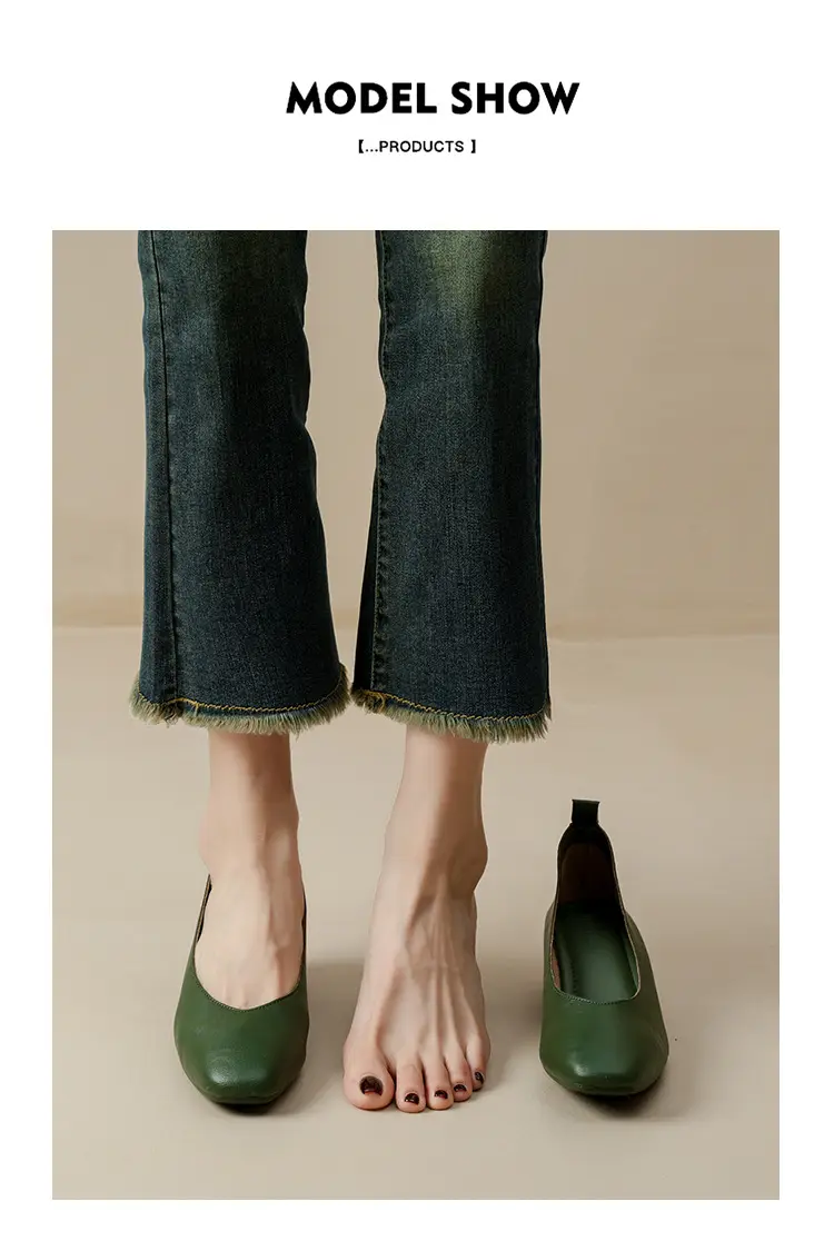 2025 Korean Style Soft Leather Square Toe Loafers — feature 42