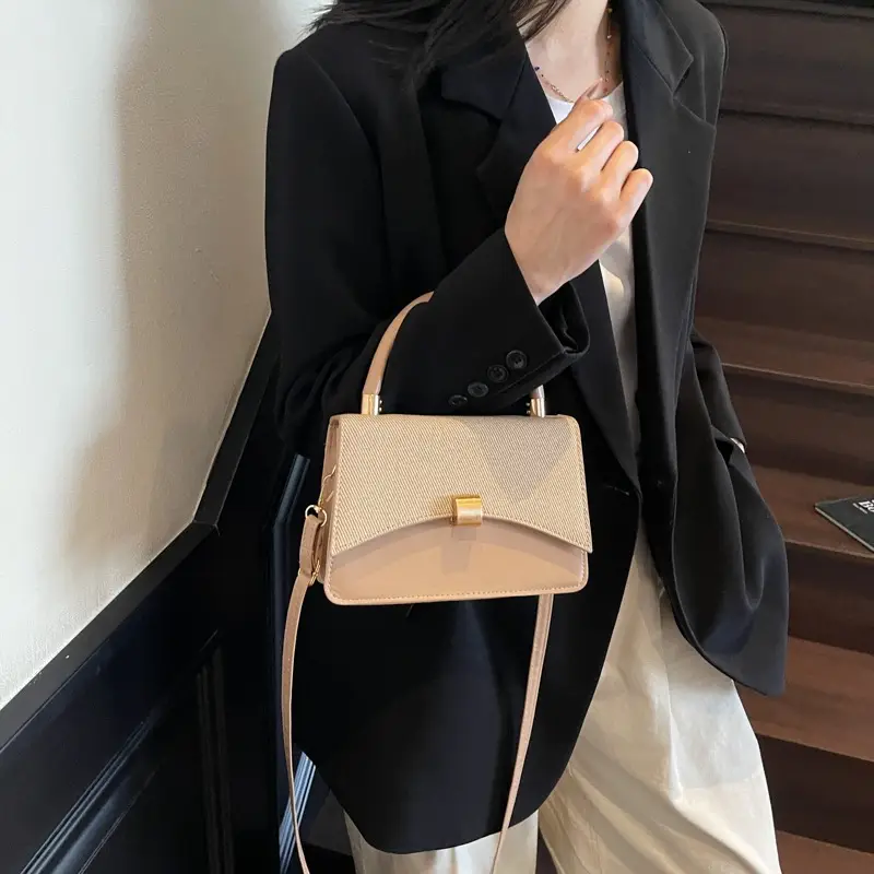Women Shoulder Bags Pink Blue Beige 2025 Leather Goods - Image 7