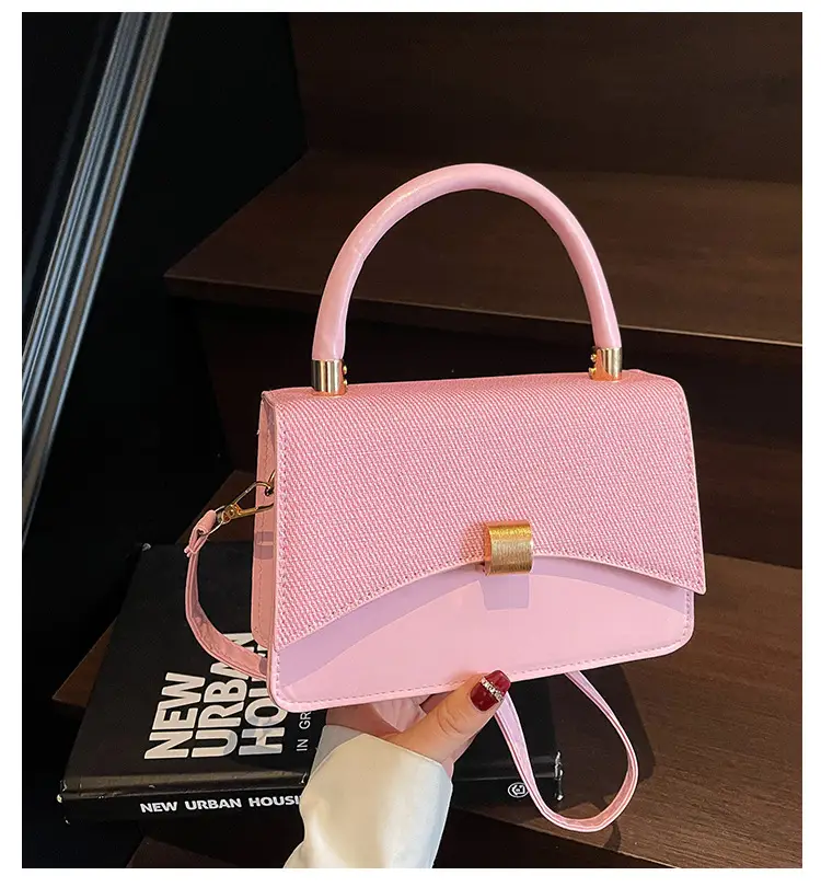 Women Shoulder Bags Pink Blue Beige 2025 Leather Goods — feature 1