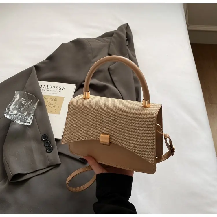 Women Shoulder Bags Pink Blue Beige 2025 Leather Goods - Image 2