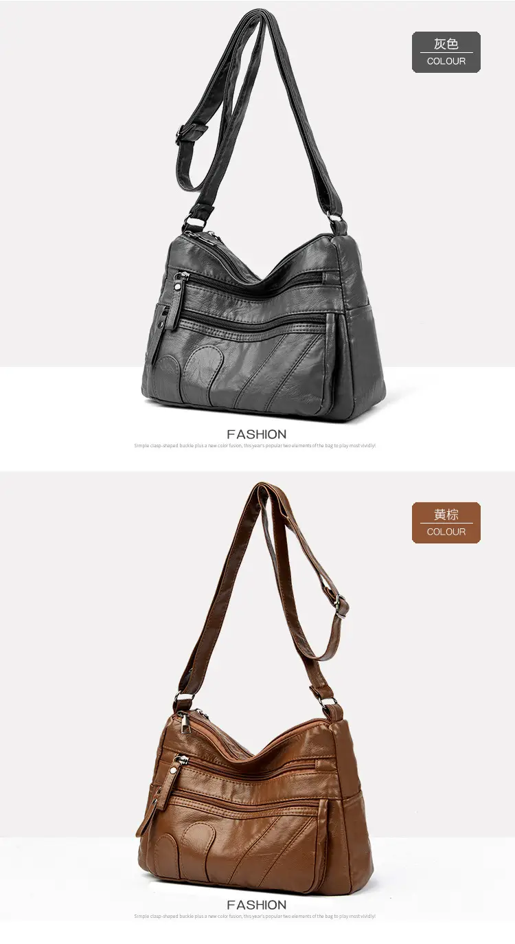 Black Retro Crossbody Bag for Women — feature 24