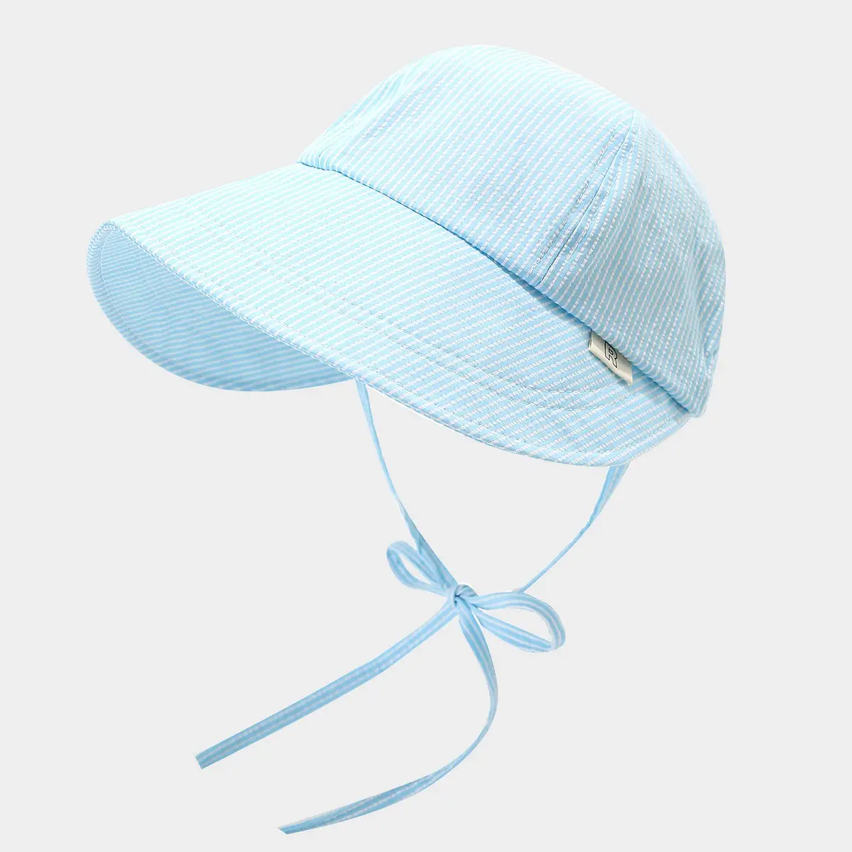 Pink Striped Sunscreen Hat for Women Small