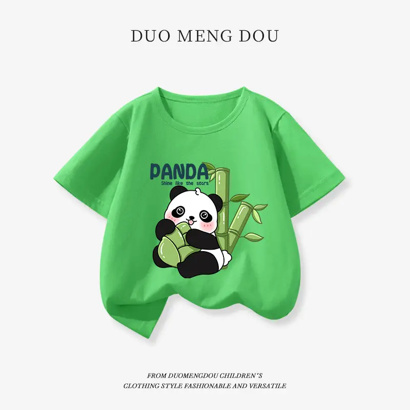 Duomeng Boys Off-Shoulder T-Shirt 25 Summer - Image 3