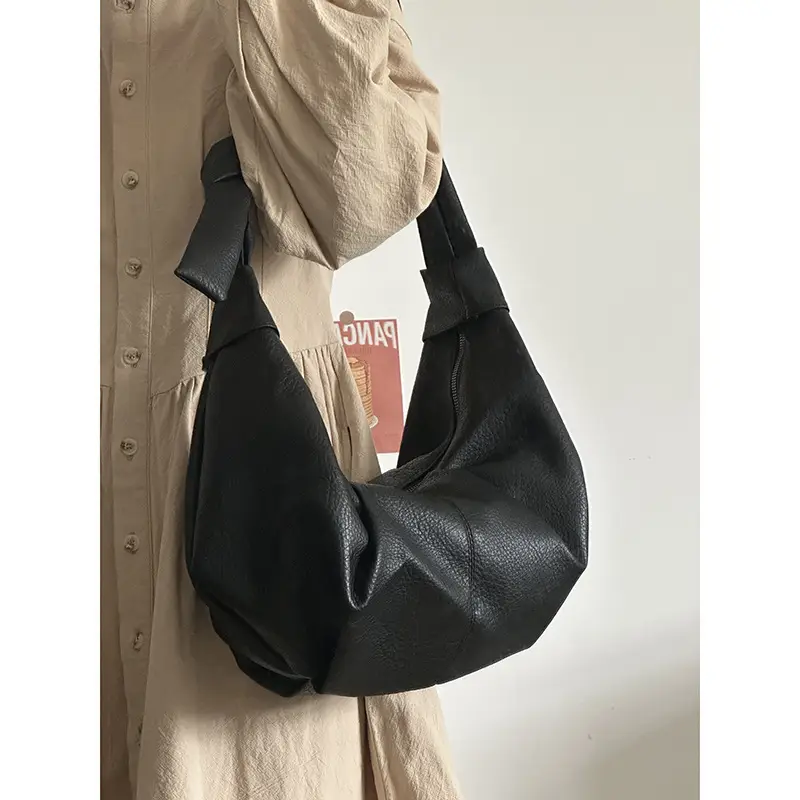 Brown Pleated Shoulder Crossbody Bag for Women — feature 17