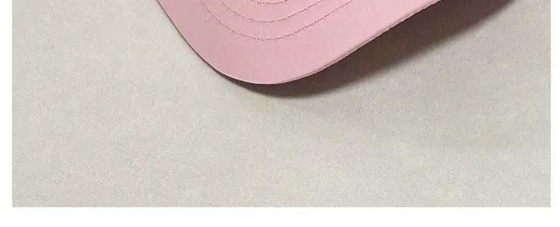 Pink Baseball Cap with Pony Enamee, Lightweight, Soft, Wide Fit — feature 4