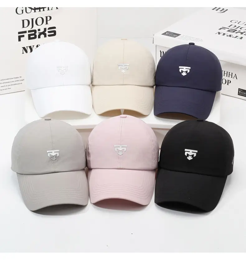 Men's Navy Blue Baseball Cap with Logo — feature 8
