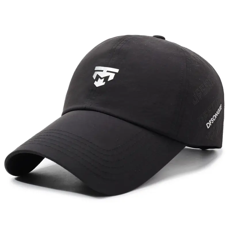Men's Navy Blue Baseball Cap with Logo - Image 2