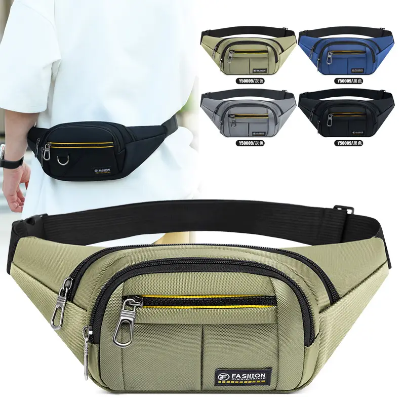 Men's Multi-Layer Shoulder Crossbody Bag with Phone Compartment - Image 8