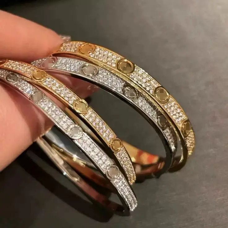 18K Gold Plated Diamond Starry Bracelet for Women