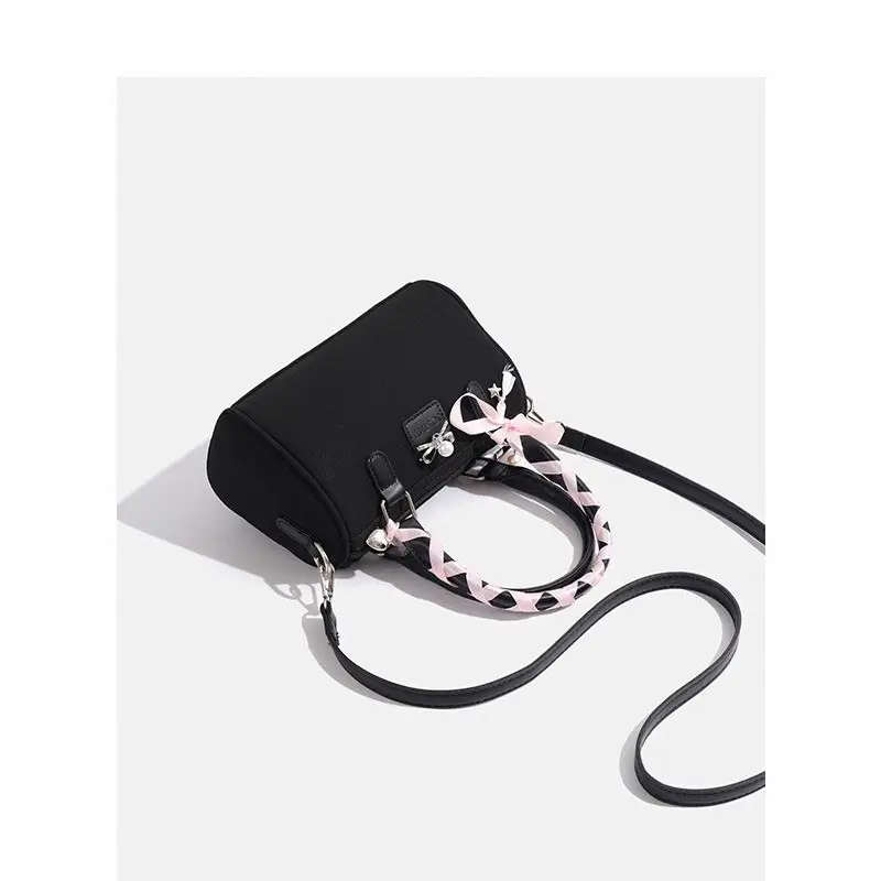 Black Bow Tote Bag for Women Shoulder Crossbody Luggage — feature 2