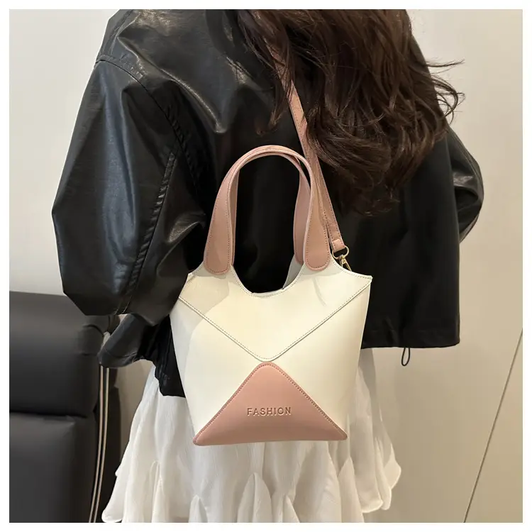 Women's Contrasting Color Satchel Bag 2025 — feature 17