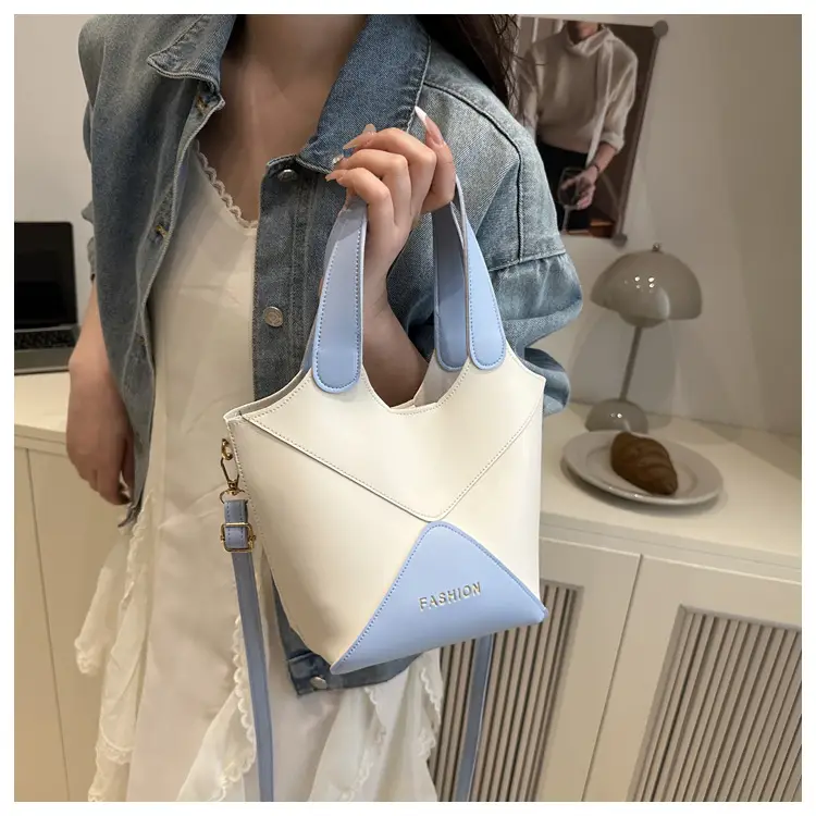 Women's Contrasting Color Satchel Bag 2025 — feature 24