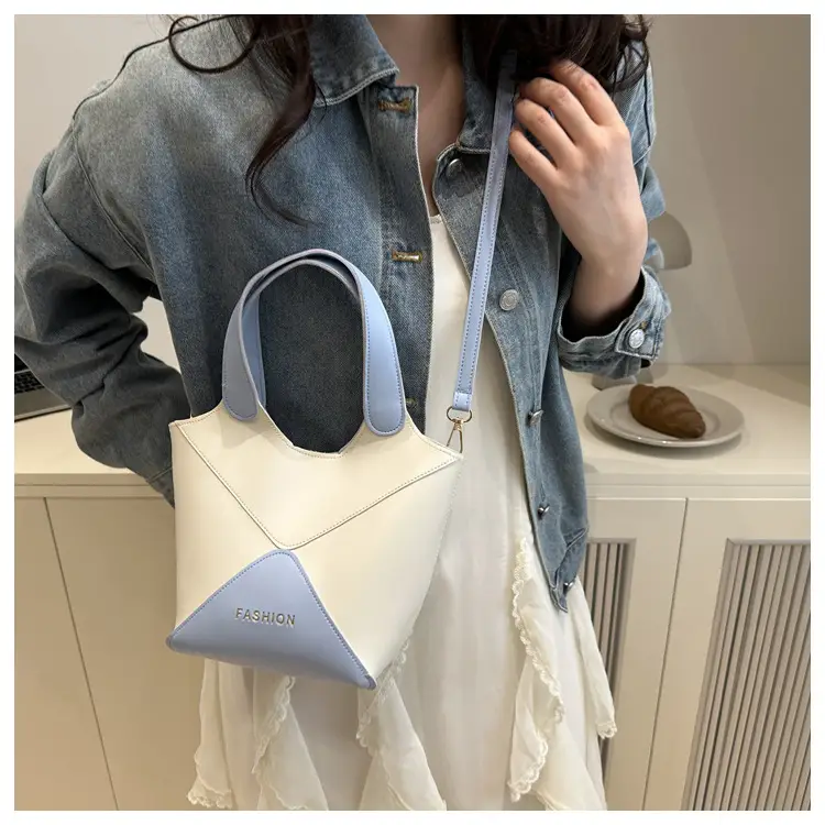 Women's Contrasting Color Satchel Bag 2025 — feature 28