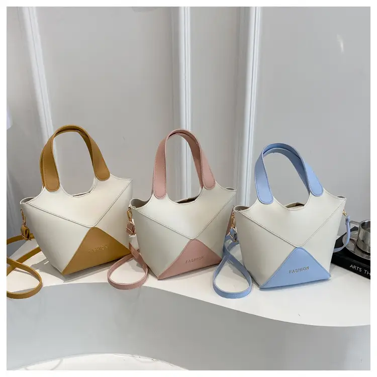 Women's Contrasting Color Satchel Bag 2025 — feature 31