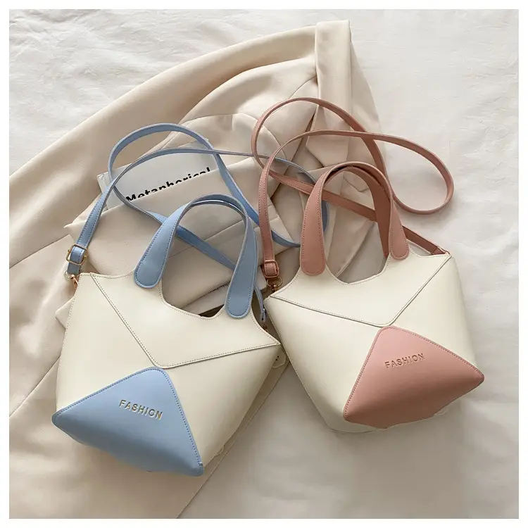 Women's Contrasting Color Satchel Bag 2025 — feature 32