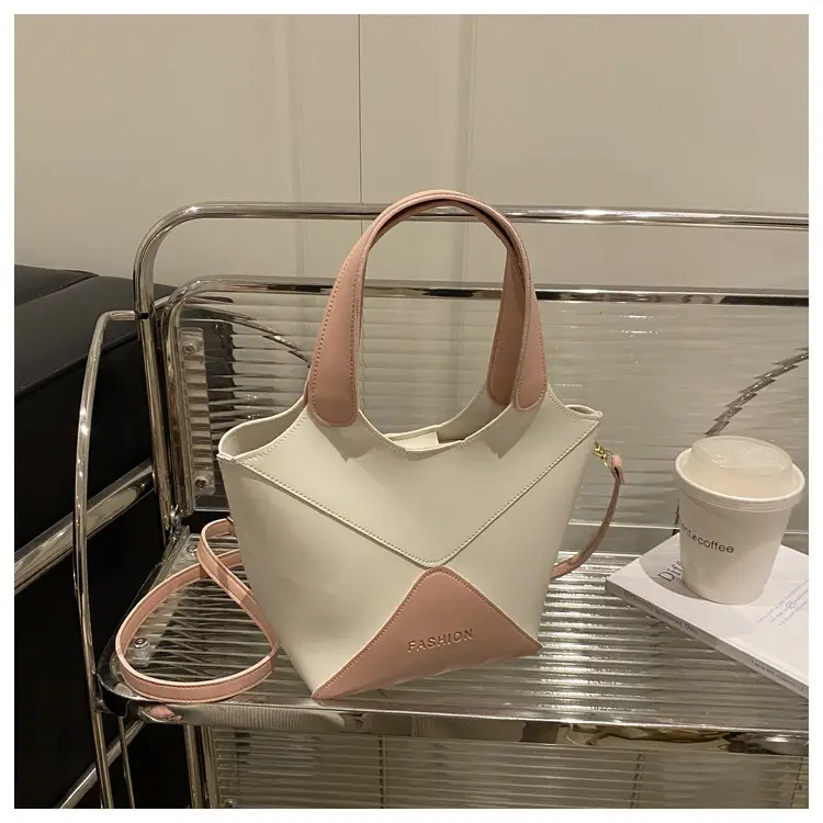 Women's Contrasting Color Satchel Bag 2025 — feature 37