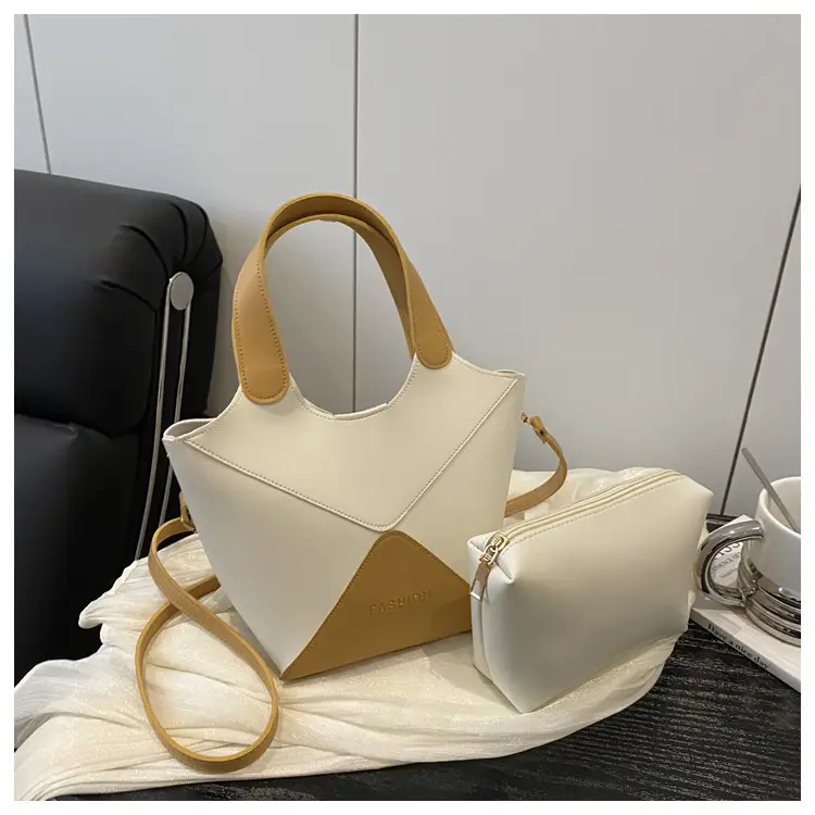 Women's Contrasting Color Satchel Bag 2025 — feature 40