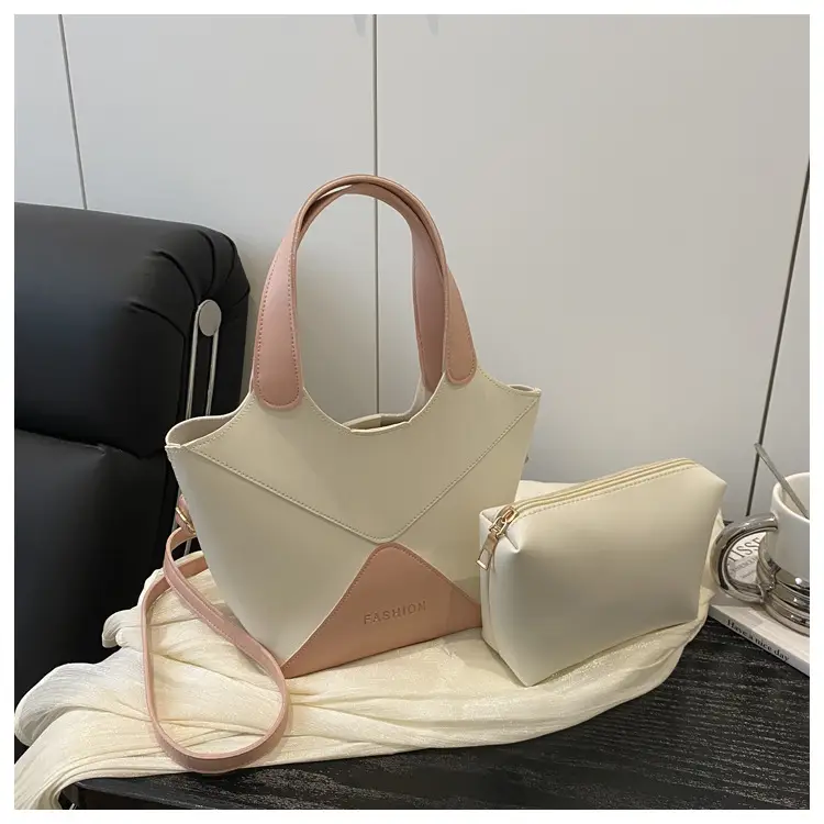 Women's Contrasting Color Satchel Bag 2025 — feature 41