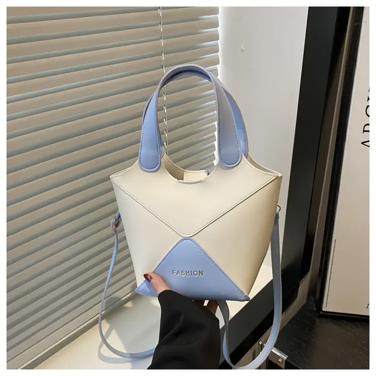 Women's Contrasting Color Satchel Bag 2025 — feature 43