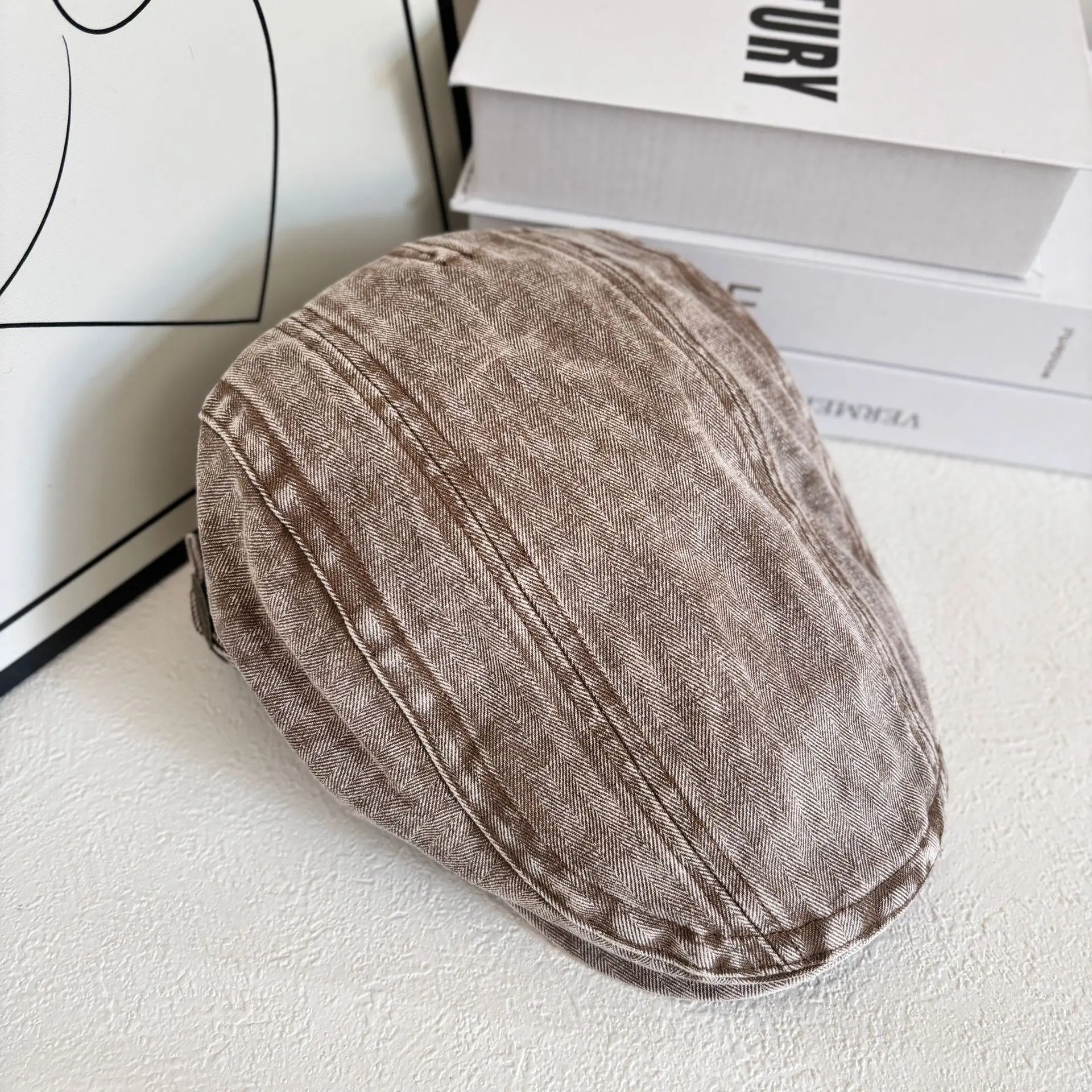 Vintage Denim Washed Baseball Cap for Men — feature 8