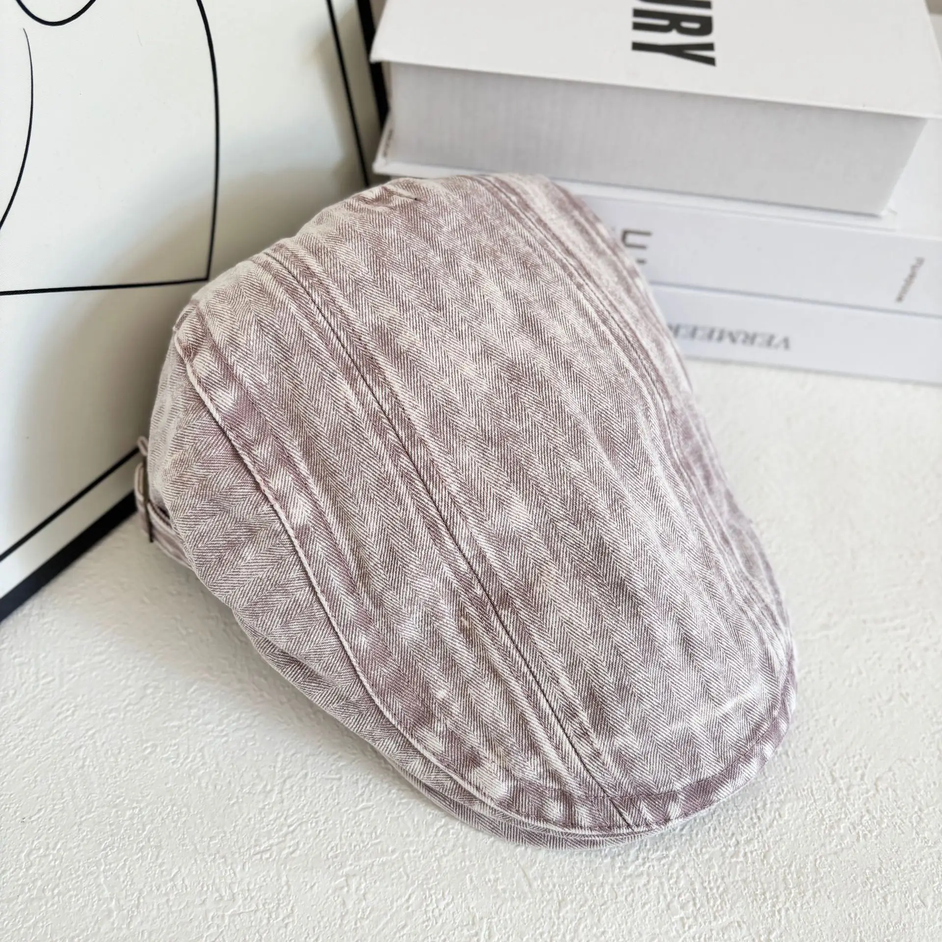 Vintage Denim Washed Baseball Cap for Men — feature 9