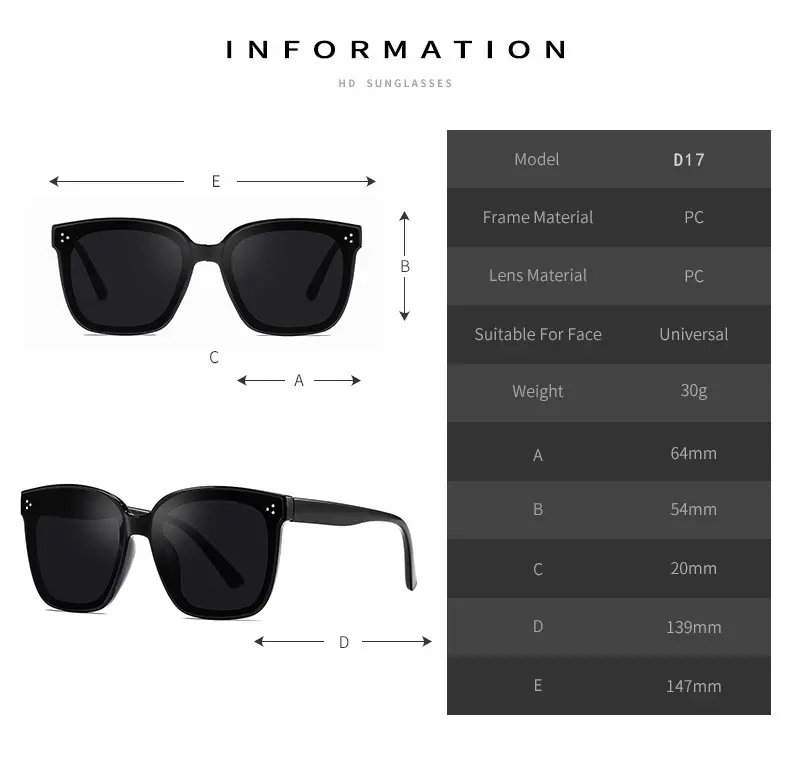 New Polarized Sunglasses with 3-Point Stud Design β feature 8