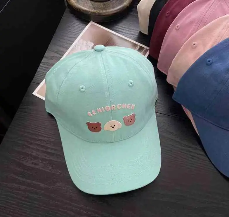 Women's Beige Flower Embroidered Baseball Cap Wide Brim - Image 11