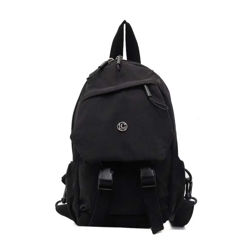 Purple Japanese Style Unisex Crossbody Backpack - Image 2