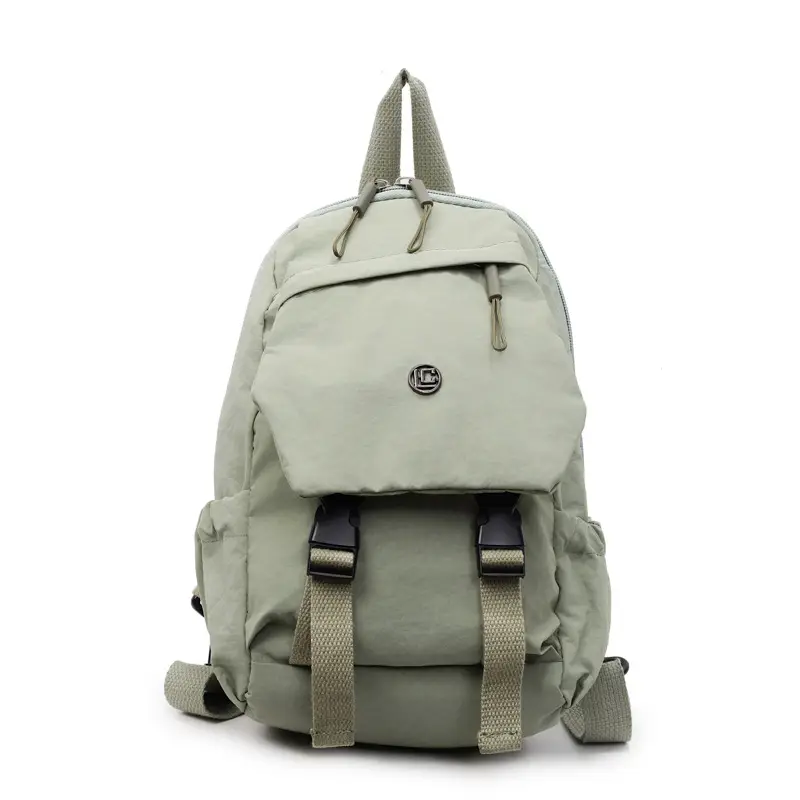 Purple Japanese Style Unisex Crossbody Backpack - Image 3