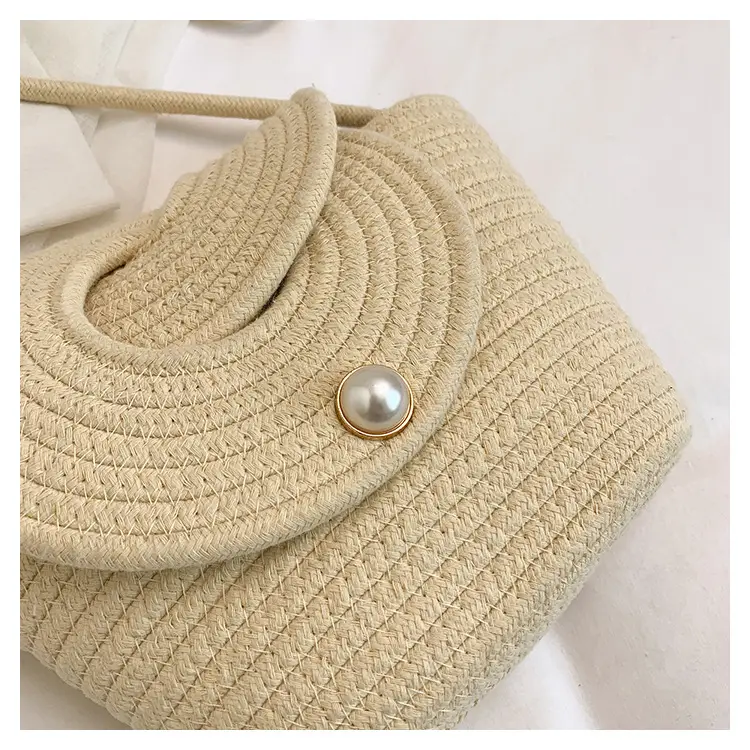 Light Blue Crochet Crossbody Bag for Women — feature 10