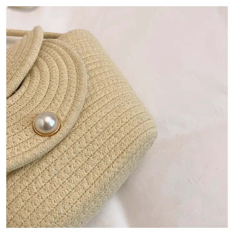 Light Blue Crochet Crossbody Bag for Women — feature 9