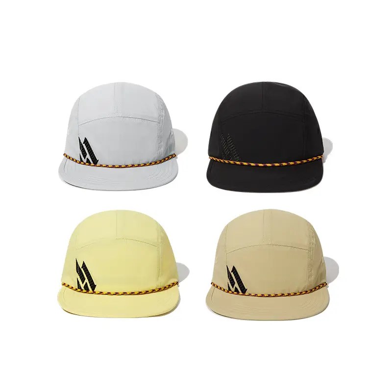 Japanese Style UV Protection Baseball Cap with Orange Trim - Image 5