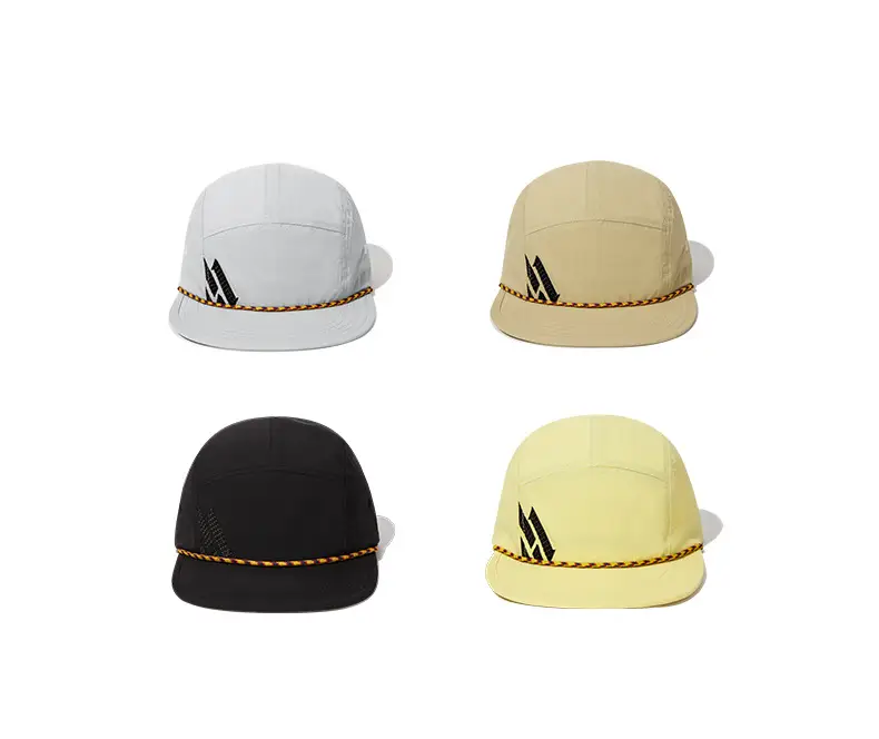Japanese Style UV Protection Baseball Cap with Orange Trim — feature 1