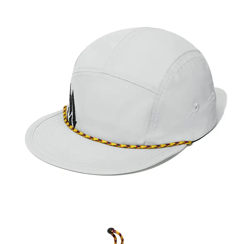 Japanese Style UV Protection Baseball Cap with Orange Trim — feature 14