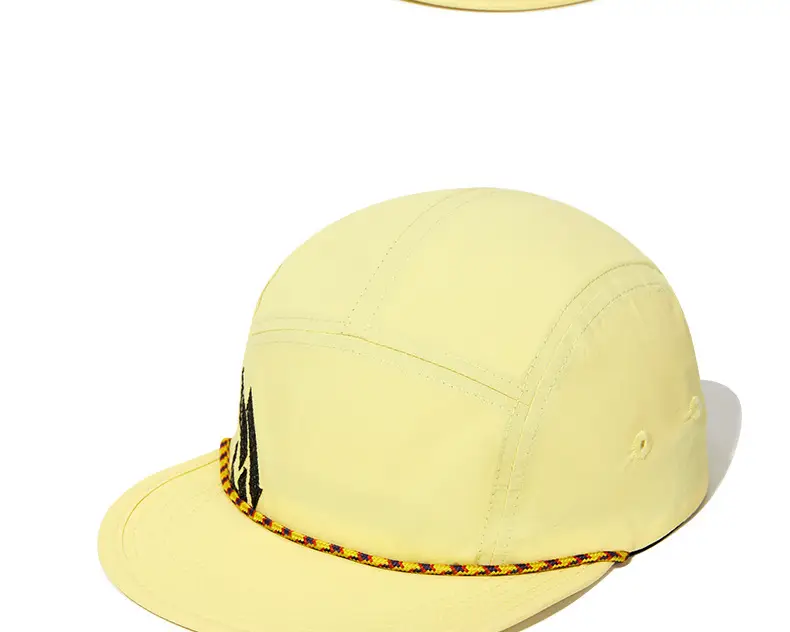 Japanese Style UV Protection Baseball Cap with Orange Trim — feature 20