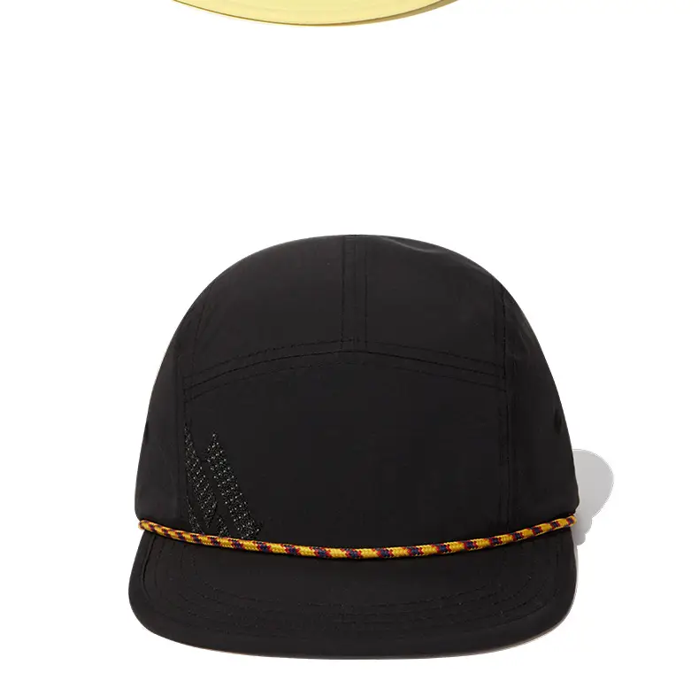 Japanese Style UV Protection Baseball Cap with Orange Trim — feature 21