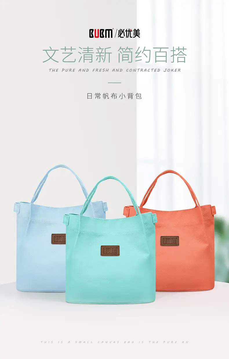 Orange One-Shoulder Crossbody Lunch Bag with Magnetic Seal — feature 9