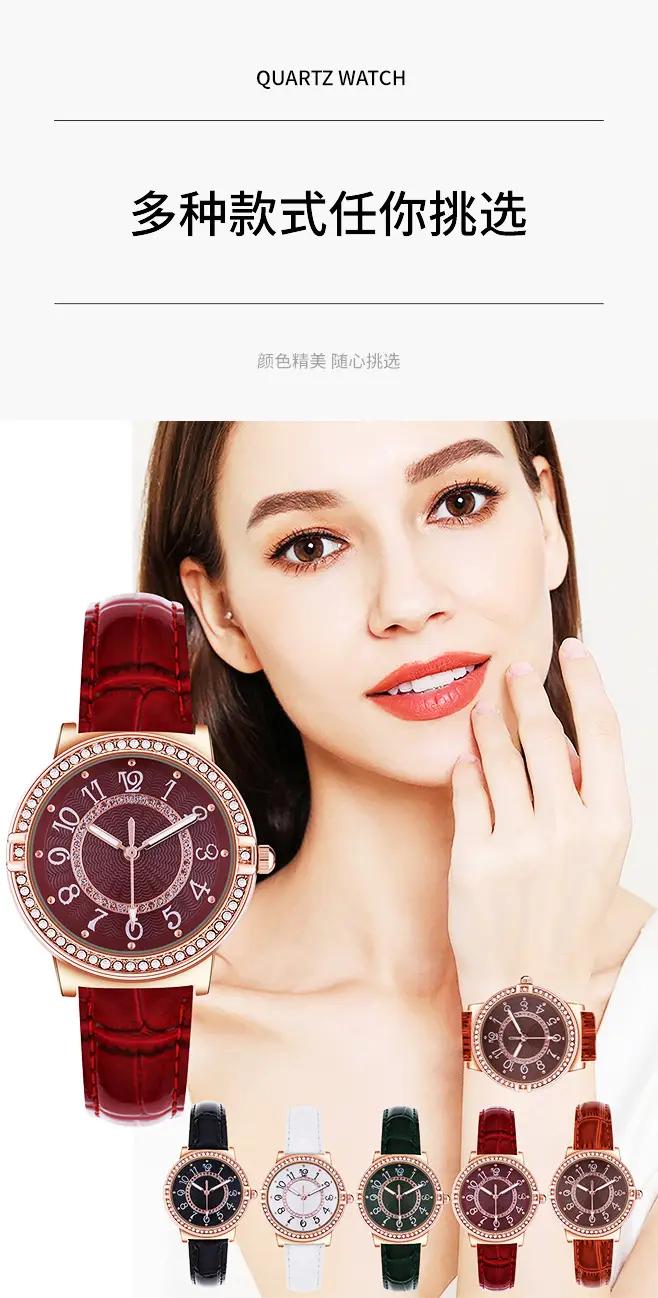 Luminous Diamond Encrusted Women's Chronograph Quartz Watch — feature 8