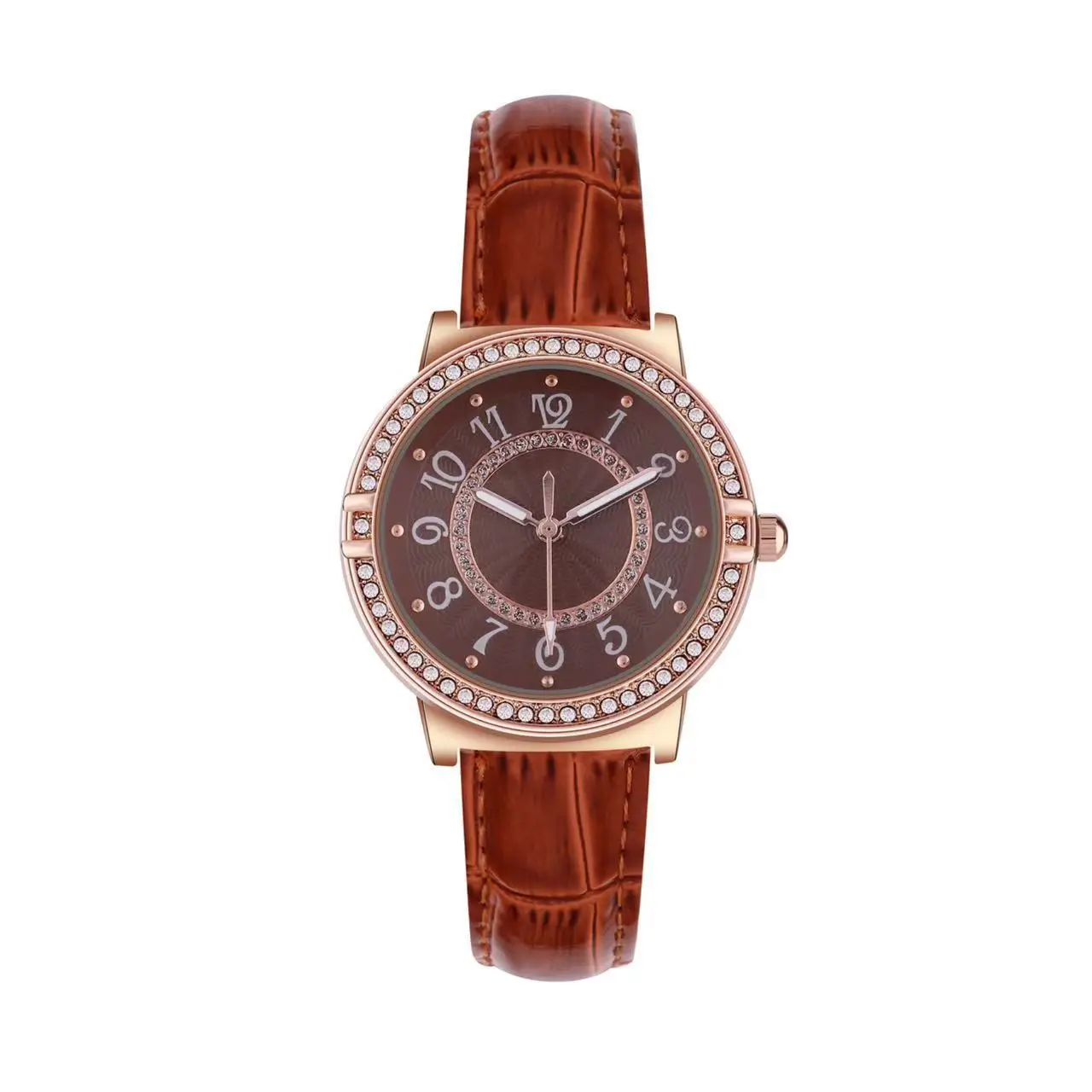 Luminous Diamond Encrusted Women's Chronograph Quartz Watch - Image 5