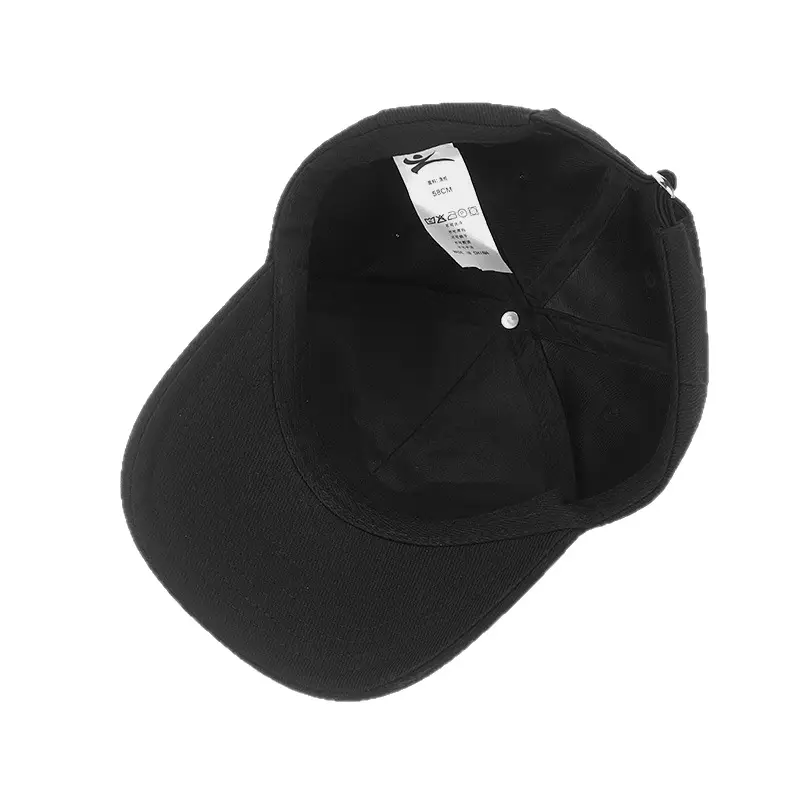 White Hard-Brimmed Baseball Cap for Women & Men - Image 7