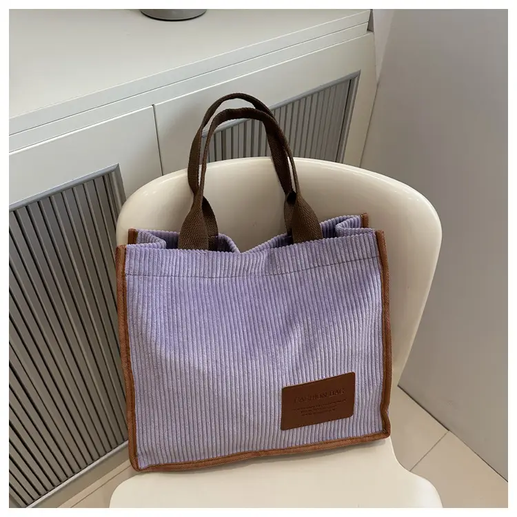 Pink Korean Retro Tote Bag for Women Large Capacity — feature 12