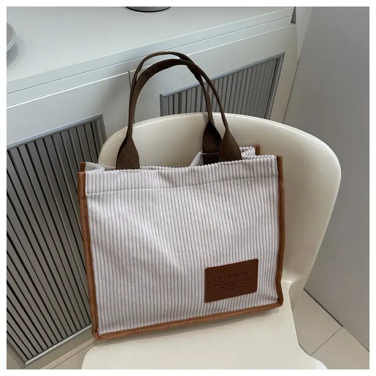 Pink Korean Retro Tote Bag for Women Large Capacity — feature 9