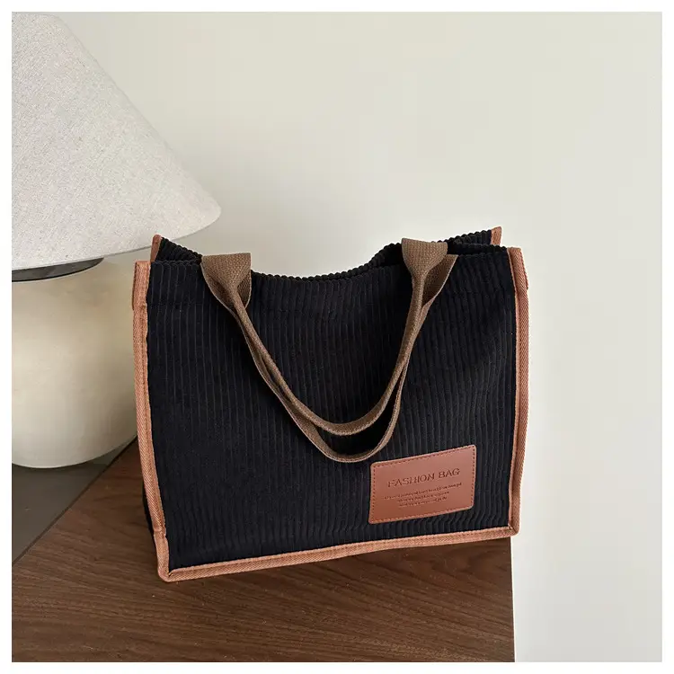 Pink Korean Retro Tote Bag for Women Large Capacity - Image 2