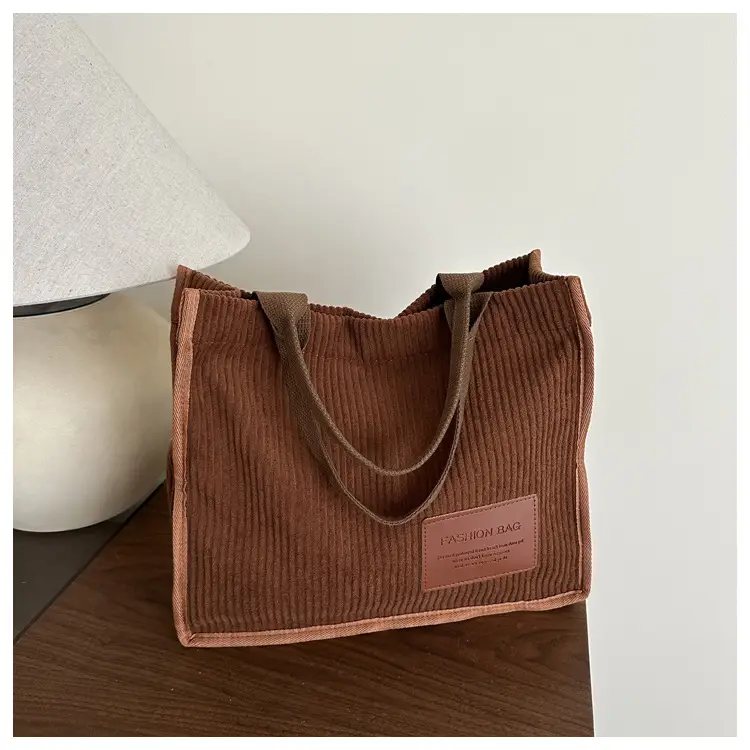 Pink Korean Retro Tote Bag for Women Large Capacity - Image 4