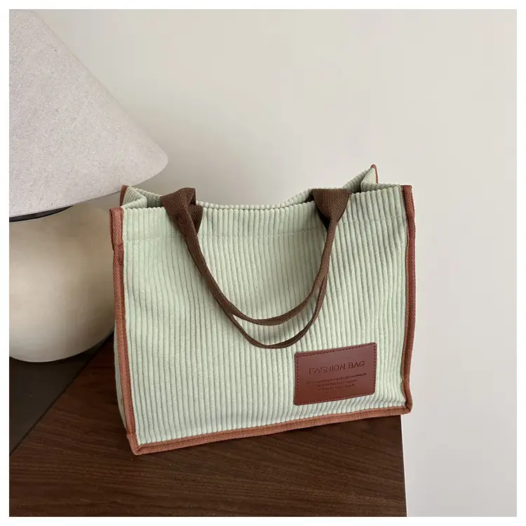 Pink Korean Retro Tote Bag for Women Large Capacity - Image 5