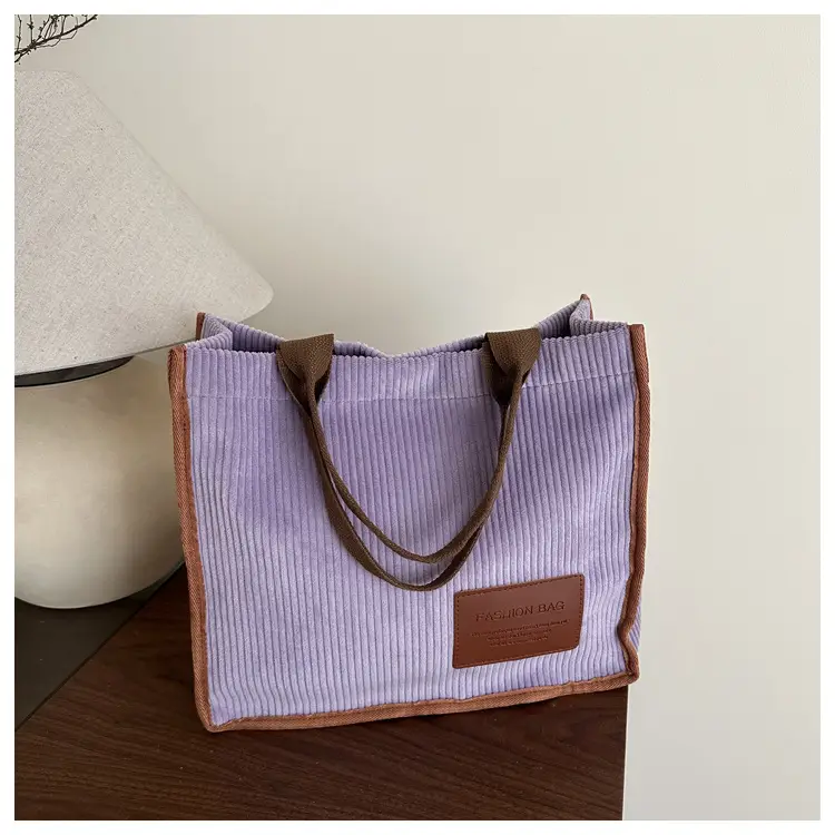 Pink Korean Retro Tote Bag for Women Large Capacity - Image 6