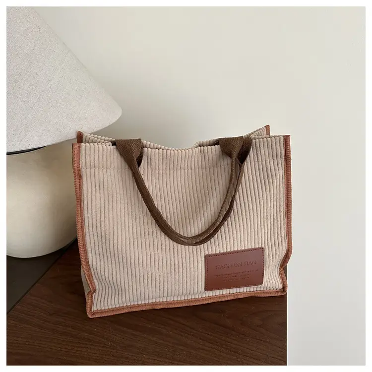 Pink Korean Retro Tote Bag for Women Large Capacity - Image 8
