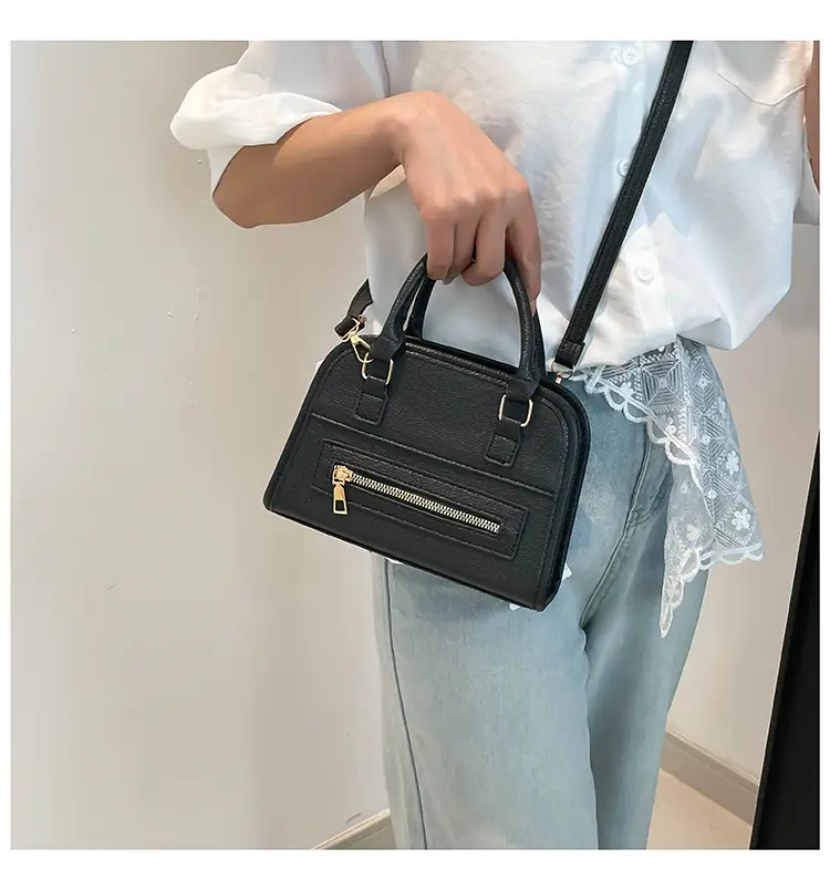 Women's Beige Leather Shoulder Bag 2025 New Casual Crossbody — feature 36