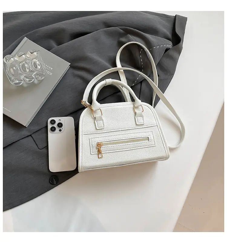Women's Beige Leather Shoulder Bag 2025 New Casual Crossbody — feature 37